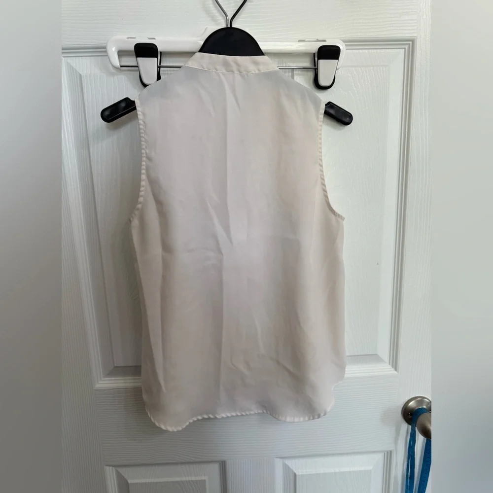 Forever 21 XXI Lace Blouse Sleeveless Pale Blush Pink Boho Cottagecore S